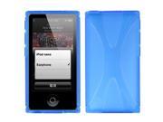 X Shaped TPU Case for iPod nano 7 Blue