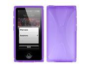 X Shaped TPU Case for iPod nano 7 Purple