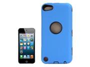 Silicone Hard Plastic Combination Case for iPod touch 5th Blue