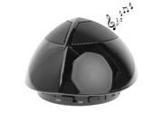 UFO Shape Bluetooth Speaker Built in Rechargeable Battery Size 87.5 x 87.5 x 57mm Black