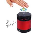 Gookee G8 Red Bluetooth V3.0 Wave Remote Sensing Speaker with Stunning Bass Intelligent Voice Prompt Handsfree Support TF Card Up to 32GB