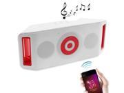 B11 Portable Active Bluetooth Speaker for iPhone iPad iPod Other Bluetooth Devices White
