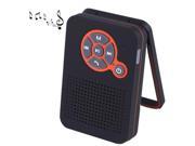 Bluetooth v3.0 Speaker with Holder and Detachable Suction Cup Support Hands free FM Radio Waterproof Level IPX4 Black