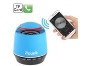 Tmusik R10 Blue Bluetooth V2.1 EDR Wireless Technology Stereo Mini Speaker with Microphone Handsfree 3.5mm Aux In Function Support TF Card up to 32GB