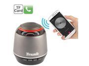 Tmusik R10 Dark Grey Bluetooth V2.1 EDR Wireless Technology Stereo Mini Speaker with Microphone Handsfree 3.5mm Aux In Function Support TF Card up to 32G