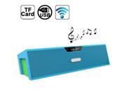 Nizhi Sardine Best HIFI Bluetooth Stereo Speaker with FM Radio Amplifier Micro SD TF Card SDY 019 Blue Green