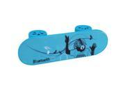 Fashionable Skateboard Style Bluetooth Speaker Support TF Card AUX USB Port Blue