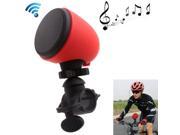 Outdoor Motorcycle Bicycle Bluetooth 3.0 Speaker with Mic and Mount for iPhone 6 Samsung Galaxy Note 4 Red