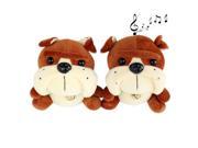 Dog Style Plush Toy Speaker with Volume Remote Control
