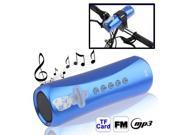 Multifunctional Mini Sport Speaker Support FM Radio TF Card Reader Blue