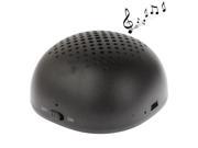 Oval Style Bluetooth Stereo Speaker Built in Rechargeable Battery Size 75x75x47mm Black