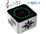 KR 8100 3D Sound NFC Portable Bluetooth Touch Speaker with Hands free Call Silver
