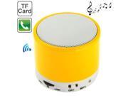 S10 Mini Bluetooth Speaker Built in Rechargeable Battery Support Handsfree Call Yellow