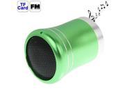 Mini Bell Shape Speaker with FM Radio Support TF Card Size 4.7 x 3.4 Light Green