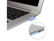 MiniDrive Micro SD TF To SD Adapter Convert for MacBook Air Pro Support TF Card up to 64GB Blue