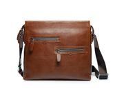 Moen Rees Genuine Leather Shoulder Bag for Men Brown