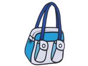 Magic Comic Cartoon Vivid Handbag Hot 3D Jump Style 2D Drawing From Cartoon Paper Bag Comic 3D Messenger Bag