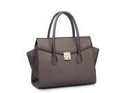 Retro Occident Style Genuine Leather Handbag Inclined Shoulder Bag Coffee