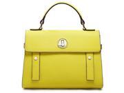 NUCELLE Fashion Pearl Fish Grain Single Shoulder Bag / Handbag (Yellow) NUCELLE Fashion Pearl Fish Grain Single Shoulder Bag / Handbag (Yellow)