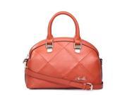 NUCELLE Fashion Spring Series Split Joint Rhombic Style Dual use Bag Orange