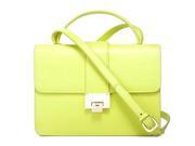 Retro Postman Style PU Leather Handbag Messenger Bag Green