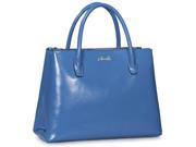 Stylish Genuine Leather Handbag Single shoulder Bag Blue