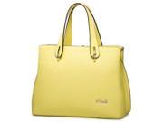 NUCELLE Fresh Watercolors Series Women Handbag Yellow