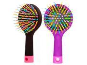 Rainbow Style Massage Hair Comb Styling Tools Random Color Delivery