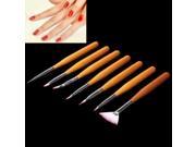 Professional Nail Art Brushes Nail Care Tool Beauty Item Set 7pcs in one packaging the price is for 7pcs