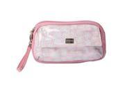 PU Colorful Stone Pattern Cosmetic Bag for Women Pink