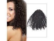 16 inch Kinky Curl 1B Malaysian Hair Extension Best Quality