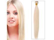 22 inch Straight Light Blond 613 Brazilian Hair Can Be Colored