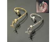 Stylish Skull Style Zinc Alloy Earring Random Color Delivery