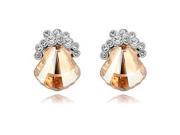 Fashion Elegant Shell Style Crystal Earring Golden