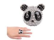 Diamond Panda Style Creative Ring Finger Ring