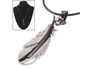 Fashionable Feather Style Alloy Necklace Neck Jewelry for Ladies Girls