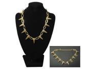 Fashionable Rivet Style Alloy Necklace Neck Jewelry for Ladies Girls