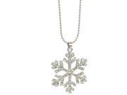 Fashion Frozen Snowflake Jewelry Diamond Encrusted Necklace