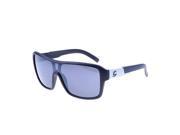 UV400 Retro Style Sunglasses for Outdoor Sports Frame Color Black with White Inserts
