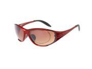 Unisex Stylish Dual optic Polarized Sunglasses for Shooting Cycling Ski Golf LD7001 Red