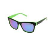 UV400 Protection Stylish Double color Frame Sunglasses for Outdoor Sports Green