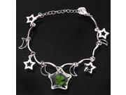 Pentagram Style Lucky 4 Leaf Clover Bracelet