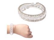 Fashion Alloy Crystal Bracelet for Women White