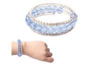 Fashion Alloy Crystal Bracelet for Women Blue