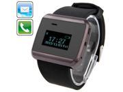 U Watch 1 inch LCD Smart Bluetooth Watch with Mic Black