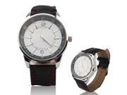 Unisex Quartz Wrist Watch with Leather Band Strap for Girl Boy