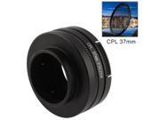37mm CPL Filter Circular Polarizer Lens Filter with Cap for GoPro Hero 4 3 3
