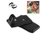 360 Degree Rotation Backpack Rec Mounts Clip Clamp Mount for GoPro Hero 4 3 3 2 1
