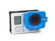 TMC Lens Anti exposure Protective Hood for GoPro Hero 4 3 Blue