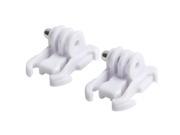 TMC Quick Release Surface Buckle for GoPro Hero 4 3 3 2 1 Pack of 2 White